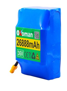 10S2P 36v lithium-ion rechargeable battery 26888 mAh 26.8AH