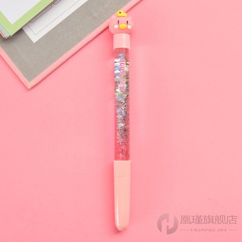 1 New Gold Foil Pen Quicksand Pen Black Pen Office Student S