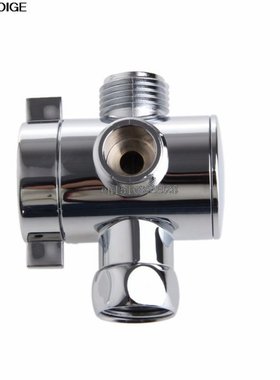 Shower Head Diverter Valve 1/2 Inch 3 Way T-adapter Valve Fo
