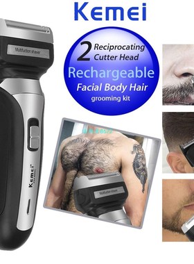 KEMEI Original 3 in 1 Electric Razor Floating Wireless Recha