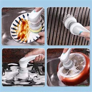 Cleaning Brush Hand-held Electric Scrubber Kitchen