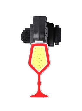 Bicycle Tail Light Creative Wine Glass Shaped 5 Modes