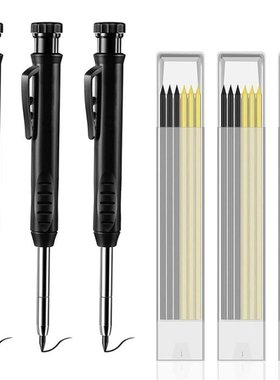Solid Carpenter Pencils With 18 Refills,Woodworking Tools So