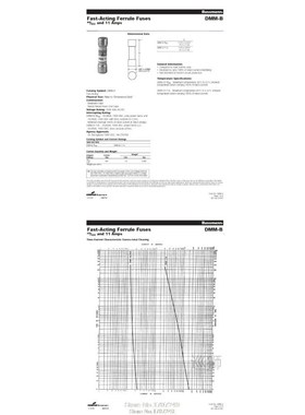 New BUSSMANN FUSE DMM-B-11A   DMM-B-44/100 11A 44mA 1000VAC/