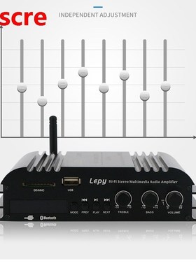 Bluetooth-Compatible FM 2*90W Mp3 Player Audio Power Amplifi