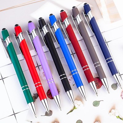 8PCS/Lot Promotion Ballpoint pen 2 in 1 Stylus Drawing Tabl