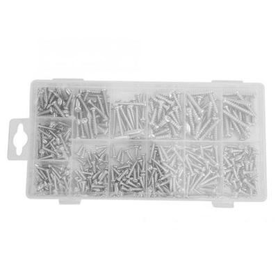550pcs/box Cross Round Pan Head Self Tapping Screw Set M3 M3