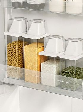 Cereal Storage Container Transparent Cereal Dispenser