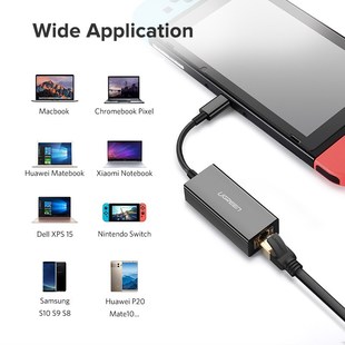USB C Ethernet USB-C to RJ45 Lan Adapter for M