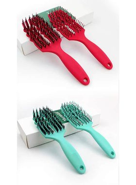 Detangling Bristle Hair Brushes Hair comb Hollow Out Wet
