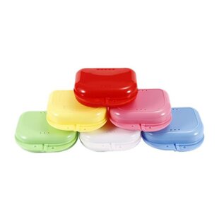 1Pcs Denture Storage Case Dental Retainer Small Teeth Box PP