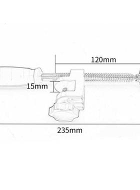 2Pcs Woodworking Edge Clamp F Clamp Quick Clamp Function Exp