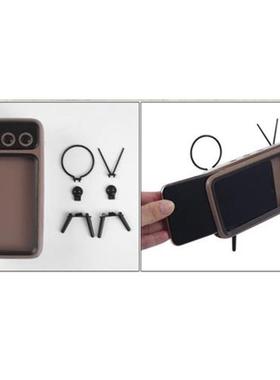 Retro Bluetooth-compatible Speaker Cellphone Stand Function