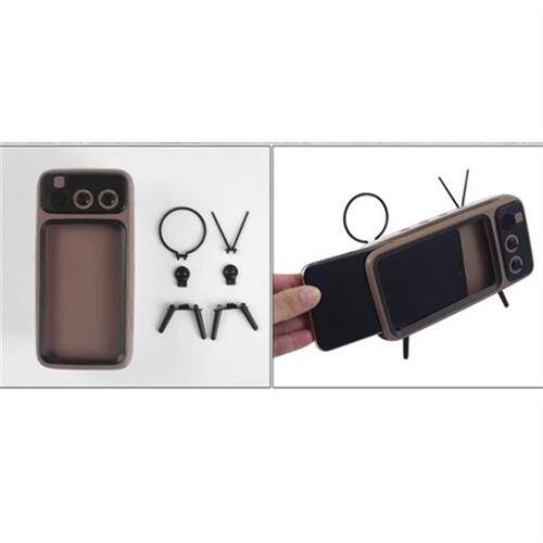 Retro Bluetooth-compatible Speaker Cellphone Stand Function