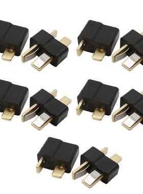 5Pair Black T-Plug Connector T Plug Deans Style Male and Fem