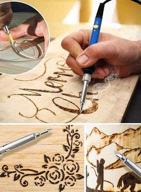 DIY wood burning kit 95 pcs welding heat transfer pen with
