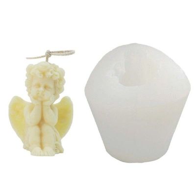3D Angel Candle Mould Handmade Crystal Resin Scented