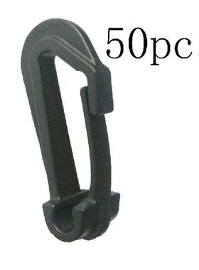 50PC Kayaking Camping Hiking Heavy Duty Bungee Cord Hook