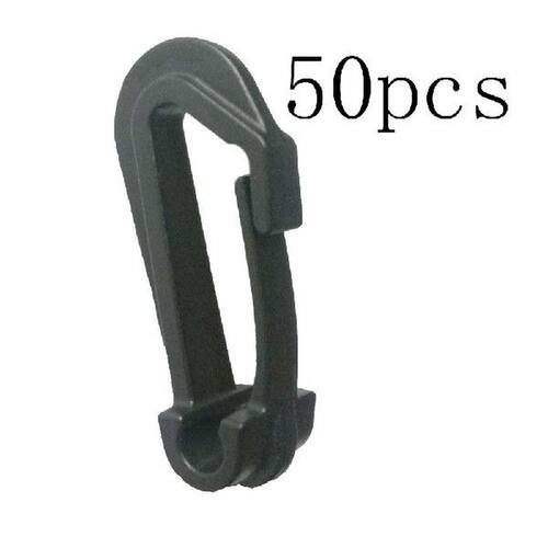 50PC Kayaking Camping Hiking Heavy Duty Bungee Cord Hook