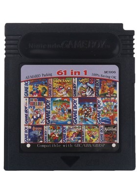 For  GBC Video Game Cartridge Console Card 61 in 1 Compilati