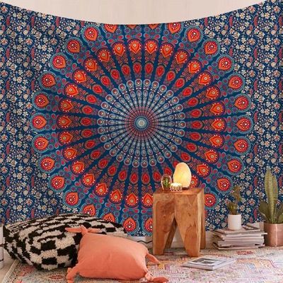 Mandala Tapestry Wall Hanging Bohemian Spiritual Tapestry