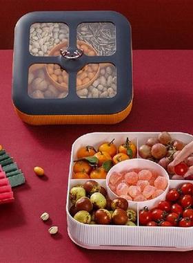 Snack Serving Tray Multi-Compartment Food Fruit Storage Box