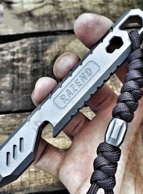 Titanium Alloy Crowbar Multi-function Outdoor Survival Emerg