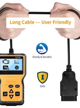 O-B-D2 Scanner O-B-D-II Code Reader Car Automotive Check Eng