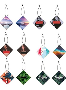 Colorful Styling Hanging Car Solid Perfume Papers Car Interi