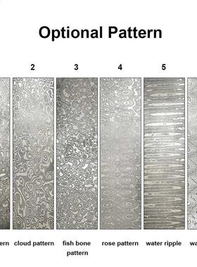 6 patterns are available Damascus Steel  Cutter Making Ma