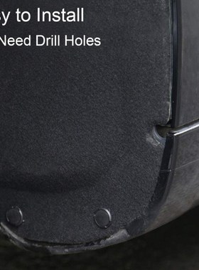 2 Packs Front Wheel Sound Deadening Mats for Tesla Model 3 Y