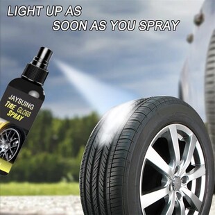 Tyre Gloss Spray Tire Glazing Keep Tire Black Rubber Protect