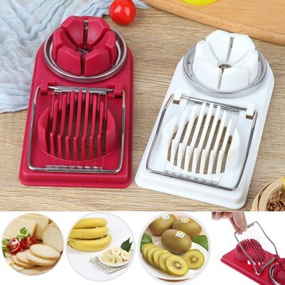 Stainless Steel Boiled Egg Slicer Section Cutter Mushroom To
