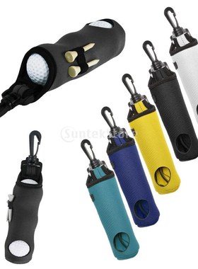 Portable Small Neoprene Golf Ball Bag Golf Tees Holder Carry