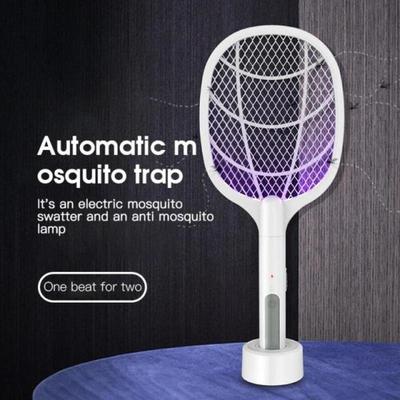 Electric Insect Racket Mosquito Swatter Home 2 In 1 USB Lith