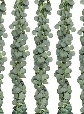 5 Packs of Artificial Eucalyptus Wreath Greening Eucalyptus