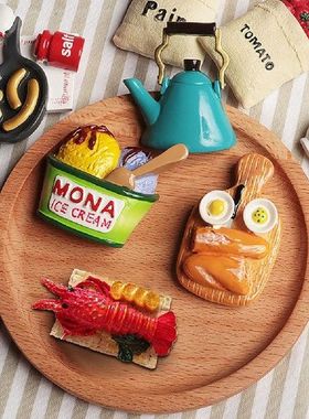 Simulation Food Memo Sticker Bread Maker Tomato Egg Teapot