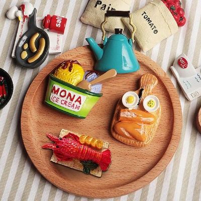 Simulation Food Memo Sticker Bread Maker Tomato Egg Teapot