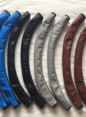 New Baby Pram Handle PU Leather Pushchair Stroller Armrest C