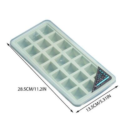 Silicone Mold 21Cavity Ice Cube Maker Cake Cream Mould Tray