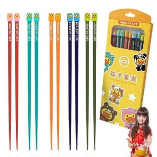 Creative Cute Chopsticks 5 Pairs Fiberglass Cartoon