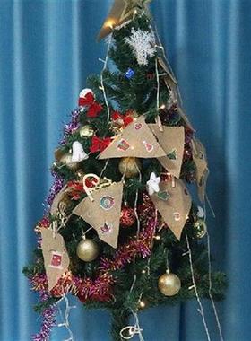 Flags Vintage Jute Hessian Burlap Bunting Banner Wedding