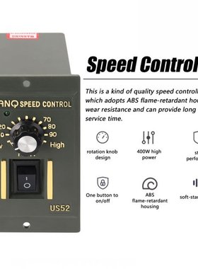 400W AC220V ABS Speed Controller Motor Speeds Pinpoint Regul