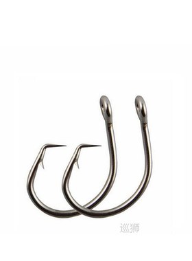 100pcs 39960 Stainless Steel Fishing Hooks Big Game Fish Tun