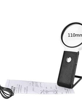 6X 25X Folding Desktop Magnifying Glass Reading Antique Jewe