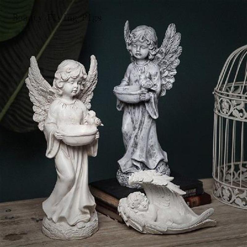 Nordic retro nostalgic creative angel crafts furnishings