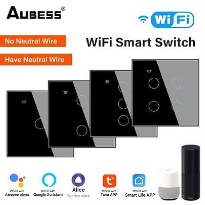 Tuya WiFi Touch Sensor Smart Switch No Neutral Wire Light