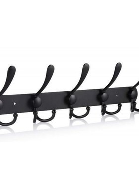 5 Hooks Stainless Steel Wall-mounted Kitchen Wall Hooks Bath