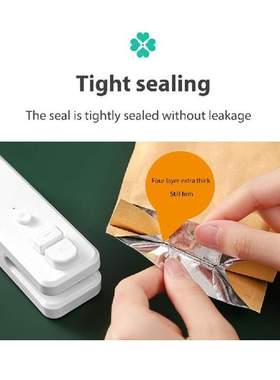 Mini Plastic Bag Sealer USB Rechargeable Handheld Vacuum