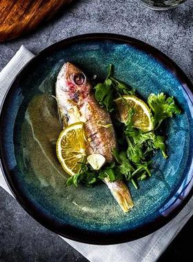 Japanese noodle bowl kiln household ramen bowl underglaze